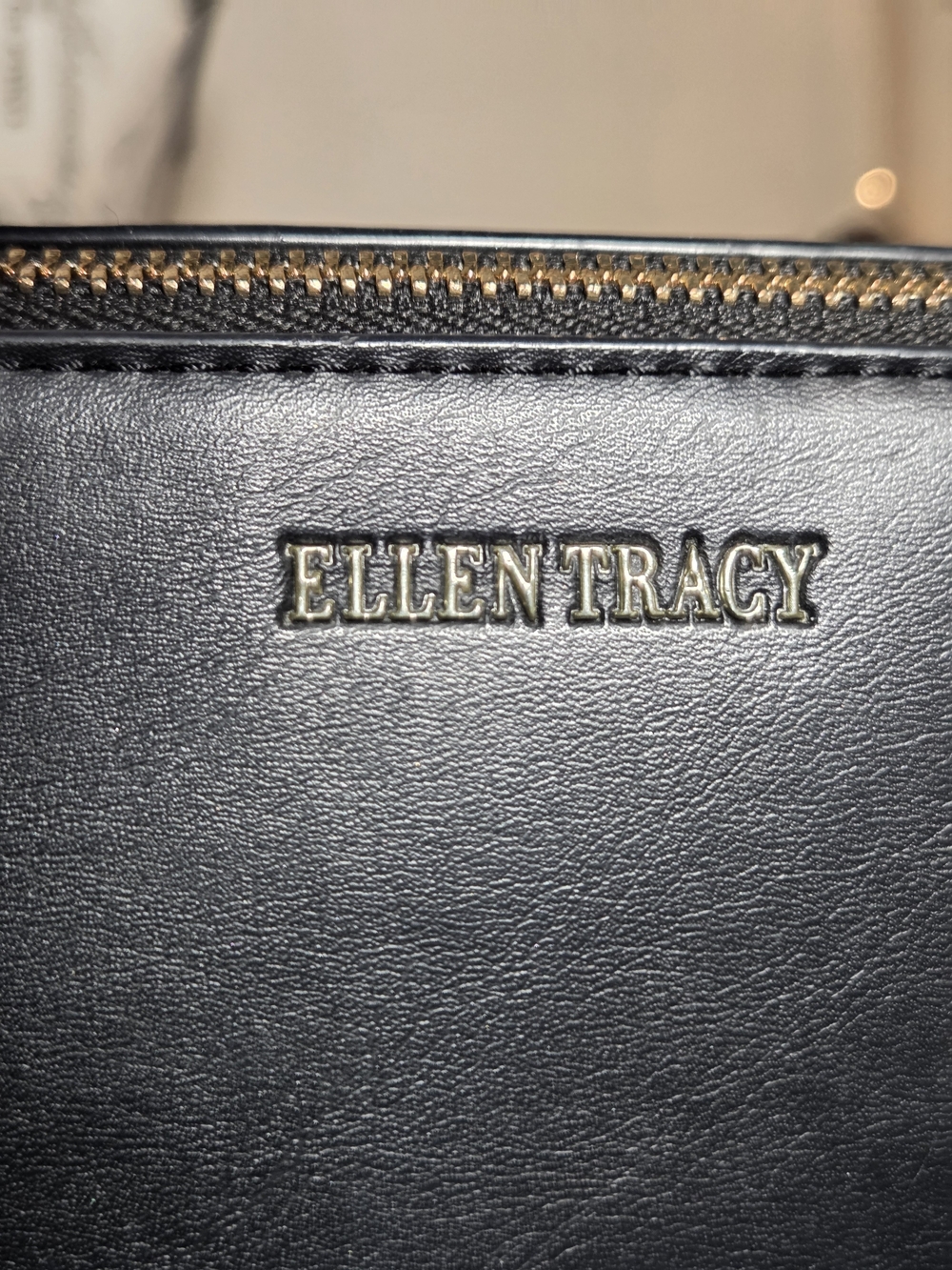 Ellen Tracy Nova Dome Satchel In Navy - Picture 4 of 11